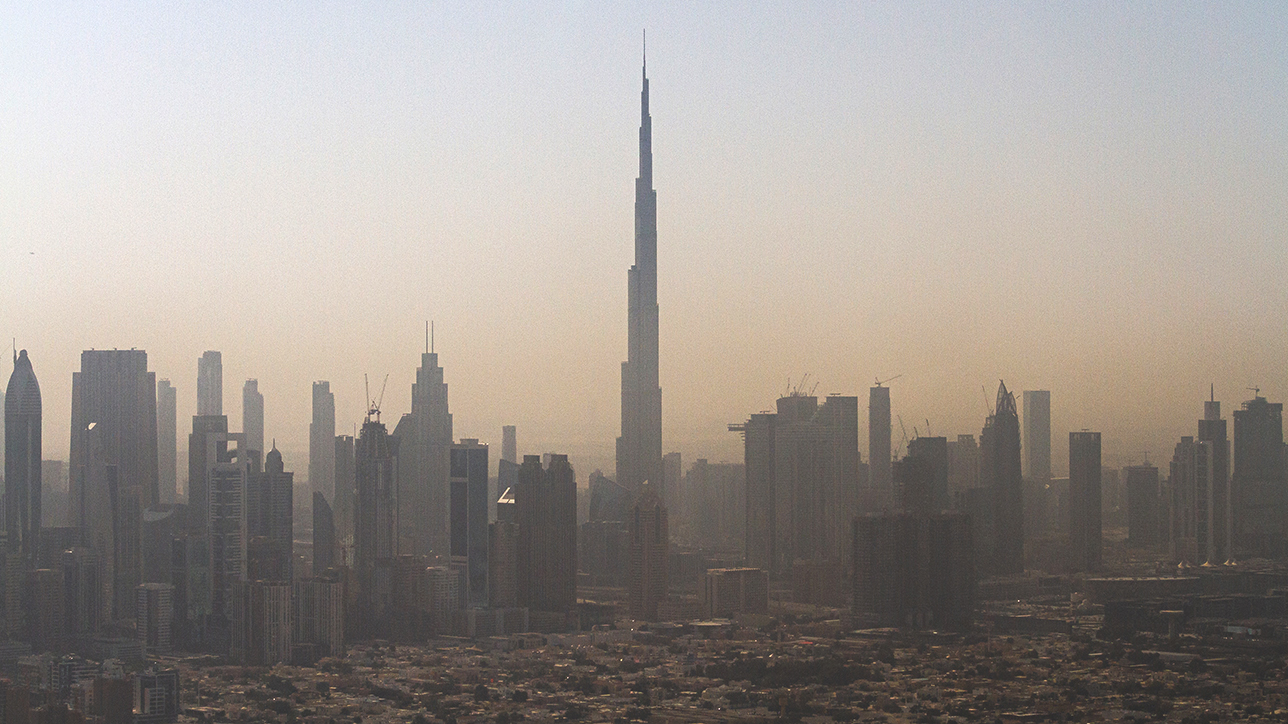 Dubai, skyline urbano