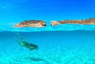 Veduta costiera di Malta