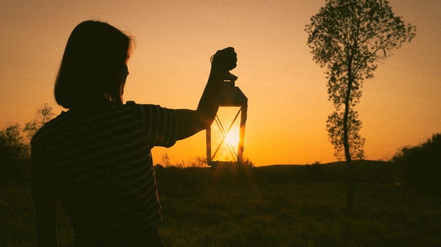 Paesaggio innevato in Lapponia