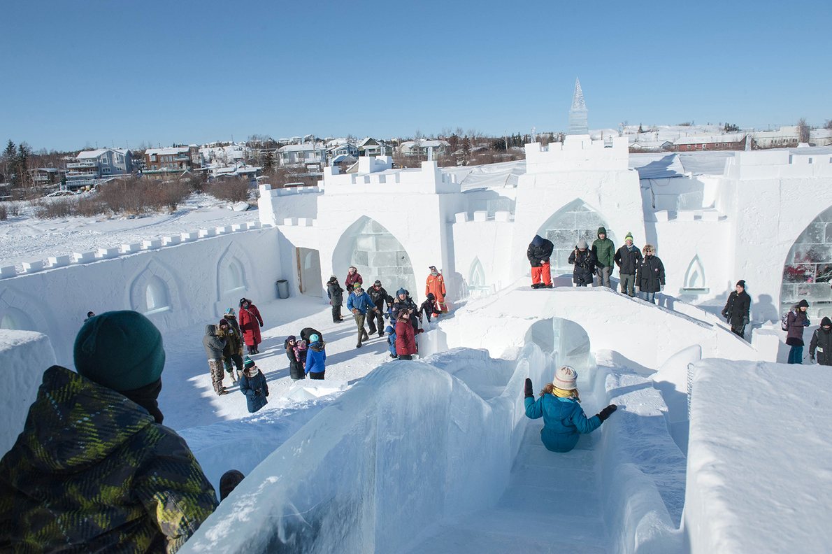 Snowking Castle a Yellowknife